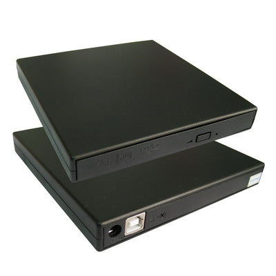 USB Slim Portable Optical Driver (DVD-RW)(Black) - Rewritable Drive by buy2fix | Online Shopping UK | buy2fix