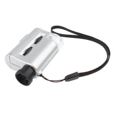 Pocket 30X-60X Microscope with 2-LED Lights / Money Detector Light - Digital Microscope by buy2fix | Online Shopping UK | buy2fix