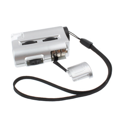 Pocket 30X-60X Microscope with 2-LED Lights / Money Detector Light - Digital Microscope by buy2fix | Online Shopping UK | buy2fix