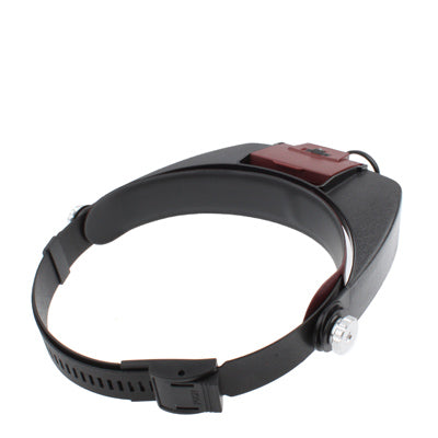 Headband Style 1.5X / 3X / 8.5X / 10X Magnifier with 2 LED Lights(Brown) by buy2fix