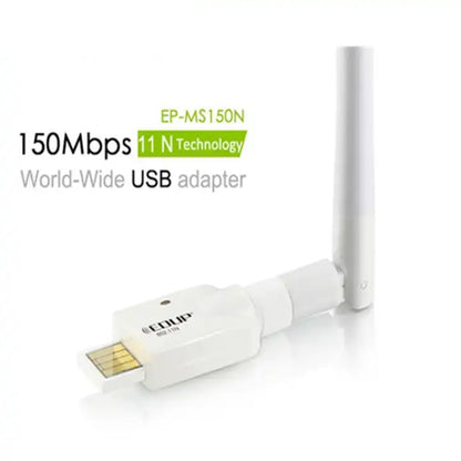 Mini High Power 802.11N 150M Wireless USB Adapter Card(White) by buy2fix