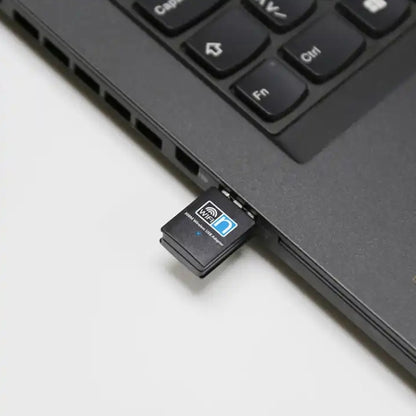 300Mbps Wireless 802.11N USB Network Nano Card Adapter(Black) - USB Network Adapter by buy2fix | Online Shopping UK | buy2fix