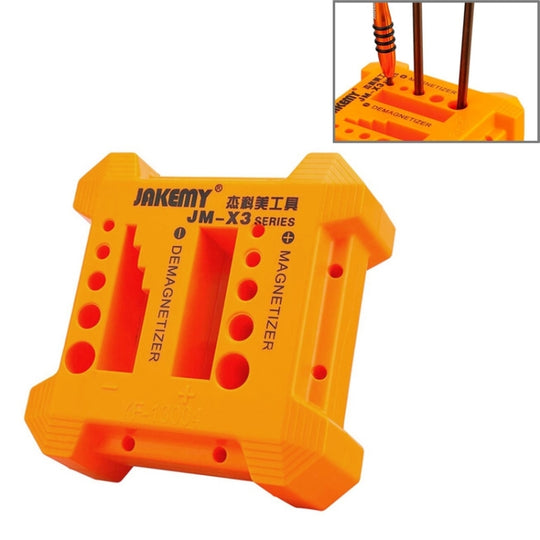 JAKEMY JM-X3 Magnetisierer/Entmagnetisierer mit Schraubendreherlöchern, Größe: Groß