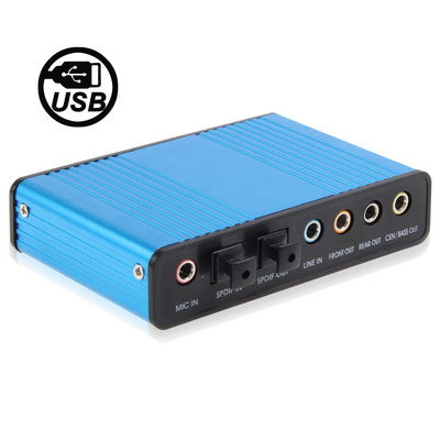 5.1 Channel Optical USB Sound audio controller - USB Sound by buy2fix | Online Shopping UK | buy2fix