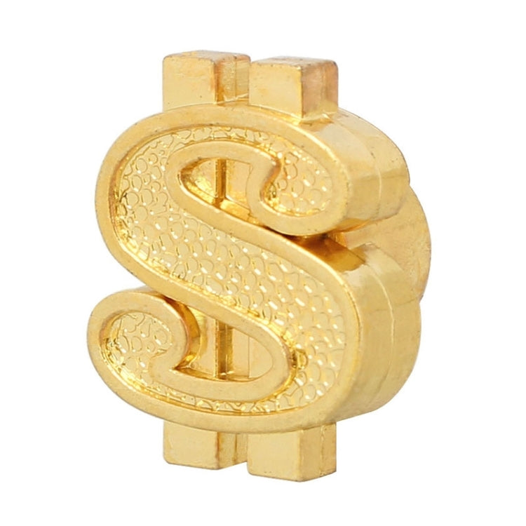 Universal 8mm Dollar Style Plastic Car Tire Valve Caps, Pack of 4(Gold) by buy2fix