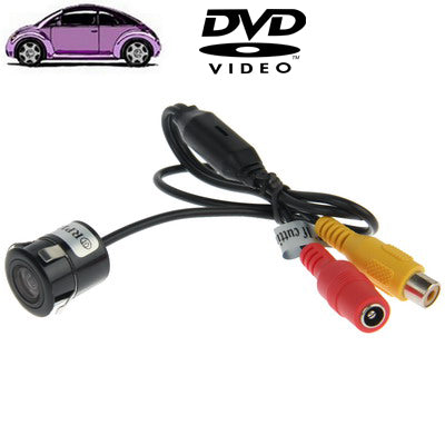 Waterproof Wired Punch DVD Rear View Camera With Scaleplate , Support Installed in Car DVD Navigator or Car Monitor , Wide Viewing Angle: 170 degree (WD004)(Black) - Rear View Cameras by buy2fix | Online Shopping UK | buy2fix