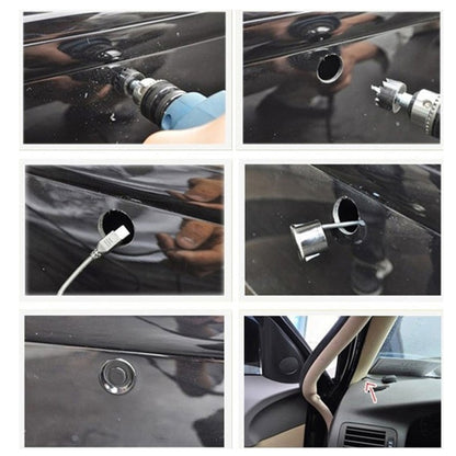 Auto Electromagnetic Back-Up Parking 4 x Sensors, Detecting Distance: 0.3-3m(Black) - Radar Detectors by buy2fix | Online Shopping UK | buy2fix
