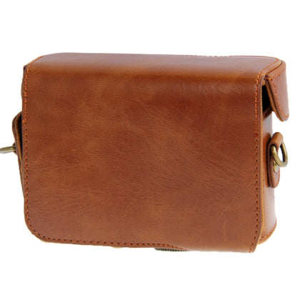 Leather Camera Case Bag for Sony HX50 (Brown) by buy2fix