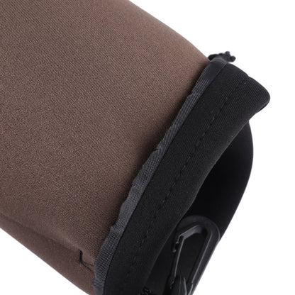 Neoprene SLR Camera Lens Carrying Bag Pouch Bag with Carabiner, Size: 10x18cm(Black) by buy2fix