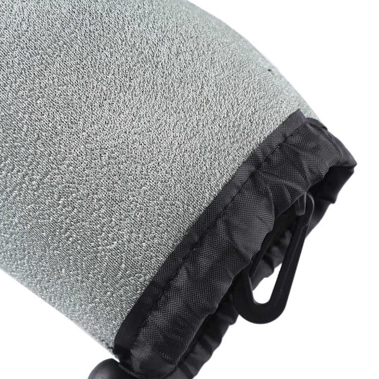 Neoprene SLR Camera Lens Carrying Bag Pouch Bag with Carabiner, Size: 10x14cm(Black) by buy2fix