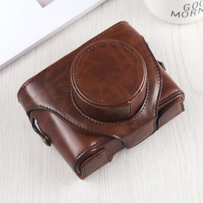 Full Body Camera PU Leather Case Bag with Strap for FUJIFILM X10 / X20(Coffee) - Leather Bag by buy2fix | Online Shopping UK | buy2fix
