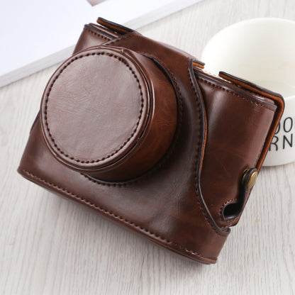 Full Body Camera PU Leather Case Bag with Strap for FUJIFILM X10 / X20(Coffee) - Leather Bag by buy2fix | Online Shopping UK | buy2fix