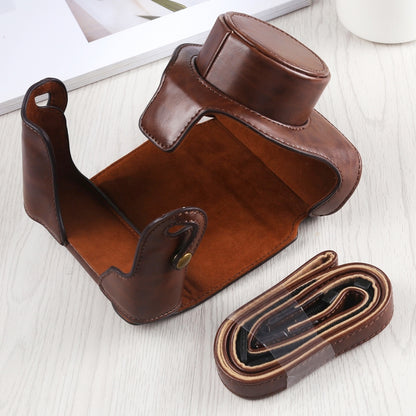 Full Body Camera PU Leather Case Bag with Strap for FUJIFILM X10 / X20(Coffee) - Leather Bag by buy2fix | Online Shopping UK | buy2fix