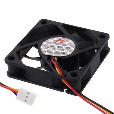 60mm 3-pin Cooling Fan (6015 3-pin) - Fan Cooling by buy2fix | Online Shopping UK | buy2fix