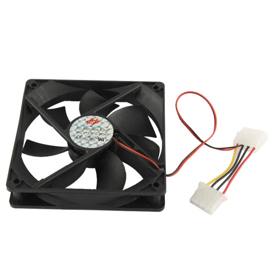 120mm 4-pin Cooling Fan with Dual Connectors (12025 4-pin) - Fan Cooling by buy2fix | Online Shopping UK | buy2fix