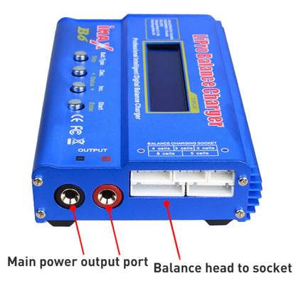 iMax B6 Digital LCD RC Lipo NiMh Battery Balance Charger(Blue) - Charger by buy2fix | Online Shopping UK | buy2fix