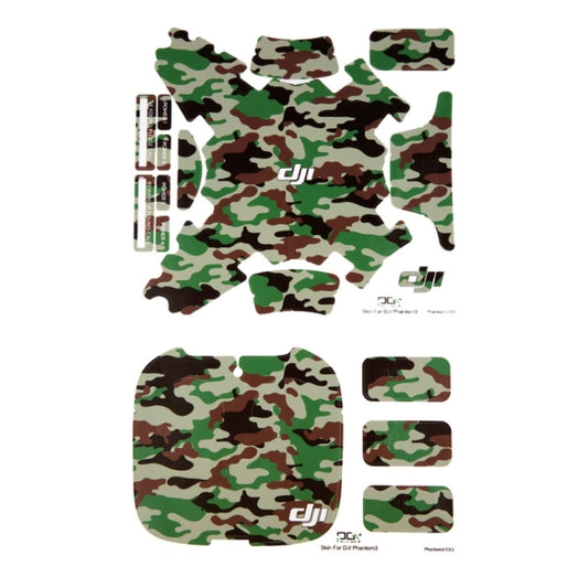 Water Resistance PVC Decal Skin Sticker for DJI Phantom 3 Quadcopter & Remote Controller -  by buy2fix | Online Shopping UK | buy2fix