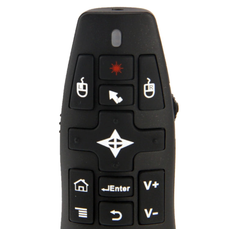 2.4G Wireless Presenter Laser Pointer Fly Mouse Rii Professional Air Mouse R900 for HTPC / Android TV BOX / PS3 / XBOX360 / Tablet PC (K14 R900)(Black) by buy2fix