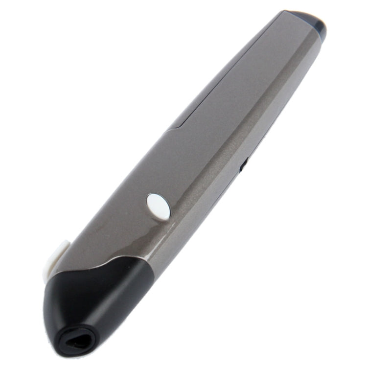 2.4GHz 500 / 1000DPI Wireless Pen Mouse with USB Mini Receiver, Transmission Distance: 10m(Grey) by buy2fix