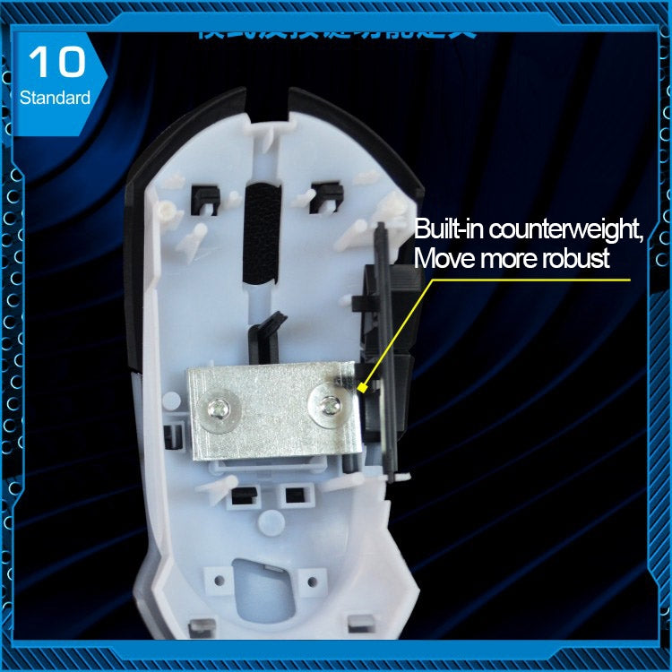 T7 Wired 3 Color Changeable 1200 DPI 1600DPI 2400DPI Gaming USB Optical Mouse by buy2fix