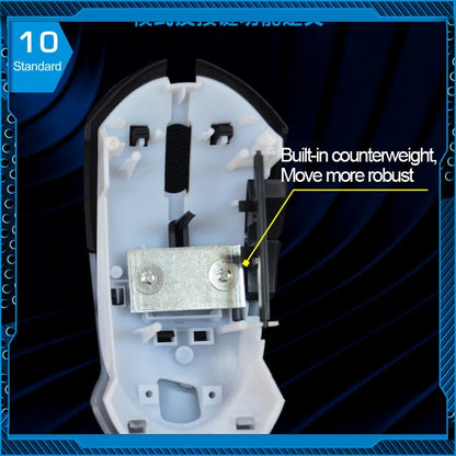 T7 Wired 3 Color Changeable 1200 DPI 1600DPI 2400DPI Gaming USB Optical Mouse by buy2fix