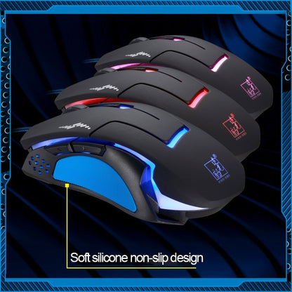 T7 Wired 3 Color Changeable 1200 DPI 1600DPI 2400DPI Gaming USB Optical Mouse by buy2fix