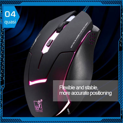 T7 Wired 3 Color Changeable 1200 DPI 1600DPI 2400DPI Gaming USB Optical Mouse by buy2fix