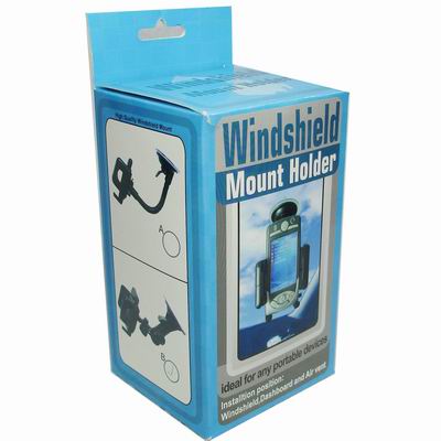 Car Mount Holder for PDA MP3 MP4 Mobile Phone(Black) by buy2fix