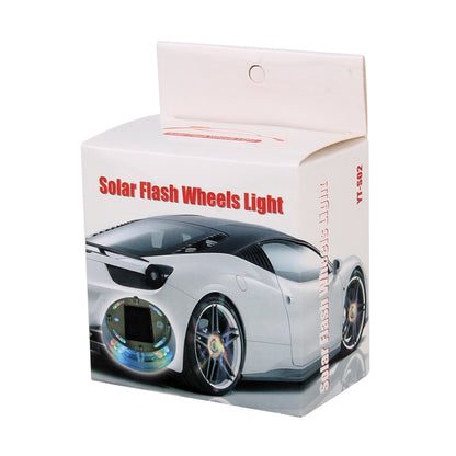 Solar Car LED Colorful Flash Wheel Waterproof lights - Decorative Lights by buy2fix | Online Shopping UK | buy2fix