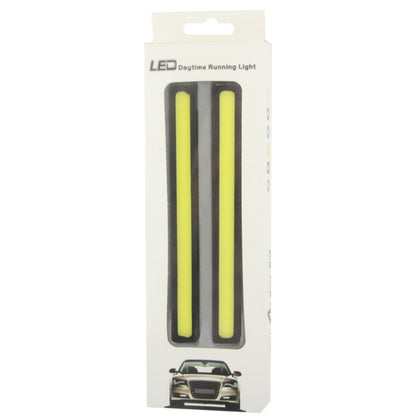 2 x 6W DIY White LED Daytime Running Light / DRL Lamp, Length: 17cm(Black) - Running Lights by buy2fix | Online Shopping UK | buy2fix