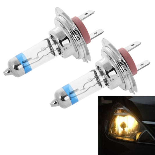 2 PCS H7 12V / 55W / 4300K / 2100lm Xenon Car Headlight Bulbs, Warm White - Halogen Lights by buy2fix | Online Shopping UK | buy2fix