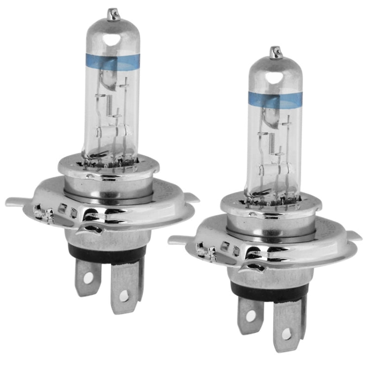 2 PCS H4 12V 60/55W P43T / 4300K / 2100lm Xenon Car Headlight Bulbs, Warm White - Halogen Lights by buy2fix | Online Shopping UK | buy2fix