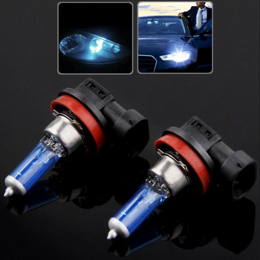 Halogen Bulb, Super White Car Headlight Bulb, 12 V / 55W, 6000K 1700 LM (Pair) - Halogen Lights by buy2fix | Online Shopping UK | buy2fix