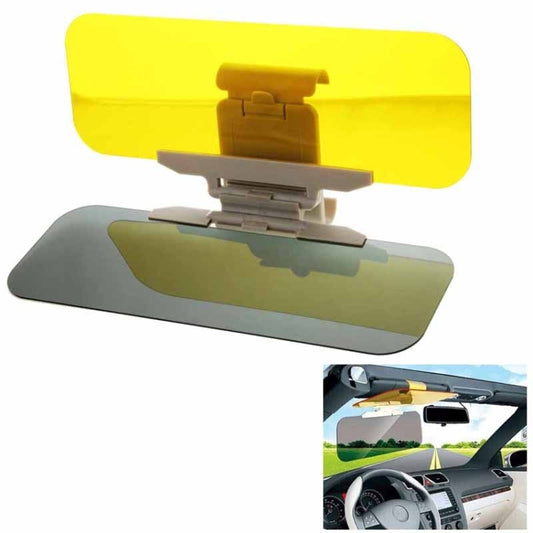 2 in 1 HD Car Anti-Glare Dazzling Goggle Day Night Vision Driving Mirror Sun Visors by buy2fix
