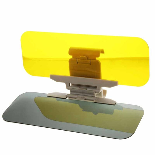 2 in 1 HD Car Anti-Glare Dazzling Goggle Day Night Vision Driving Mirror Sun Visors by buy2fix