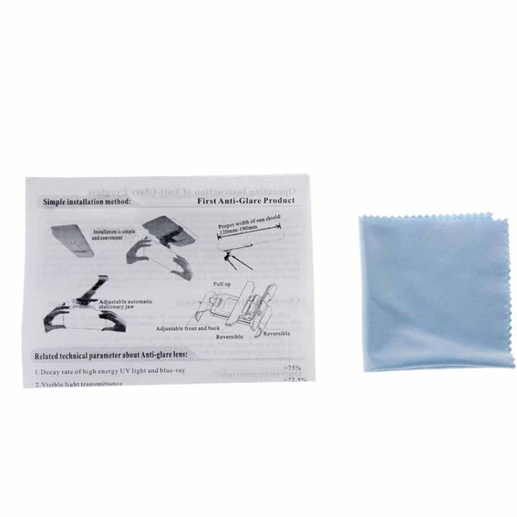 2 in 1 HD Car Anti-Glare Dazzling Goggle Day Night Vision Driving Mirror Sun Visors by buy2fix