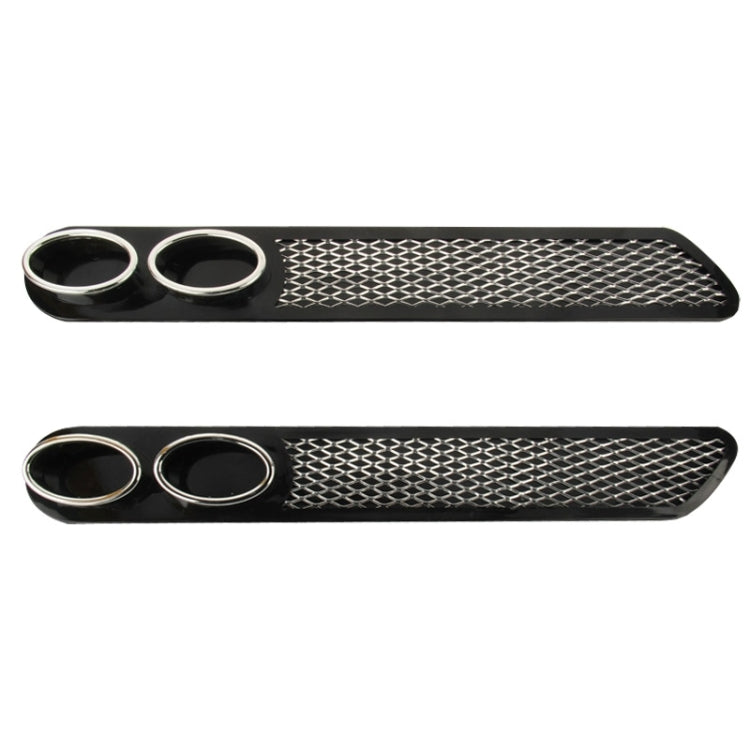 2 PCS Car Tail Pipes Exhaust Pipe Decorative Sticker(Black) by buy2fix