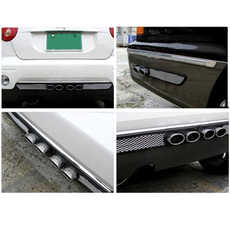 2 PCS Car Tail Pipes Exhaust Pipe Decorative Sticker(Black) by buy2fix