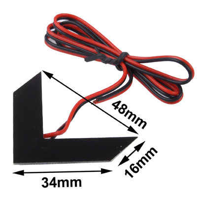 14 LED 3528 SMD Arrows Light for Car Side Mirror Turn Signal, Pairs(Blue Light) - Arrow Turn Lights by buy2fix | Online Shopping UK | buy2fix