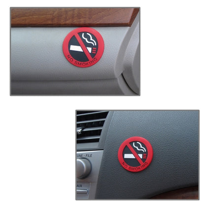 3 pcs Car Decoration No Smoking Sign Sticker, Size: 5x5 cm by buy2fix