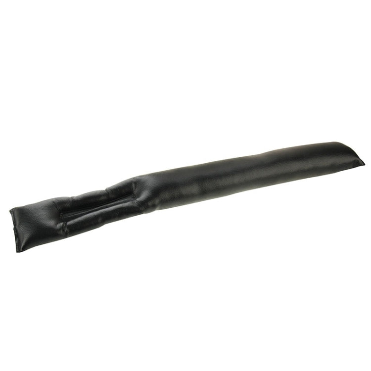 2 PCS Leather Car Seat Gap Filler, Size: 45x7x4.5cm(Black) by buy2fix