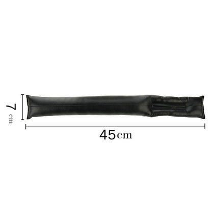 2 PCS Leather Car Seat Gap Filler, Size: 45x7x4.5cm(Black) by buy2fix