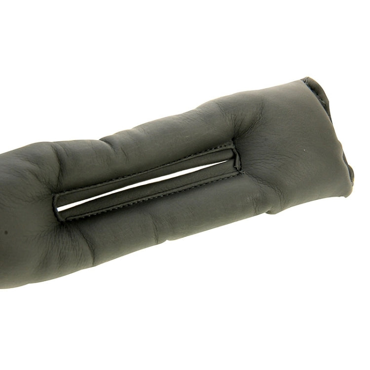 2 PCS Leather Car Seat Gap Filler, Size: 45x7x4.5cm(Grey) by buy2fix