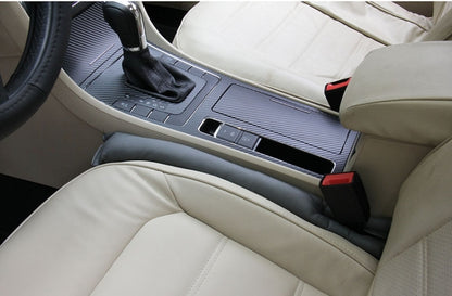 2 PCS Leather Car Seat Gap Filler, Size: 45x7x4.5cm(Grey) by buy2fix