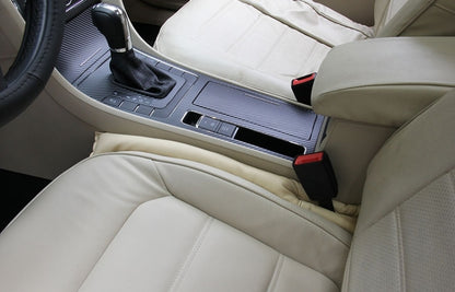 2 PCS Leather Car Seat Gap Filler, Size: 45x7x4.5cm(Beige) by buy2fix