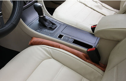 2 PCS Leather Car Seat Gap Filler, Size: 45x7x4.5cm(Brown) by buy2fix