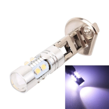 H1 50W 600LM 5500K  White Light 10 SMD-2828-LEDs Car Foglight , Constant Current , DC12-24V(White Light) - Fog / Driving Lights by buy2fix | Online Shopping UK | buy2fix