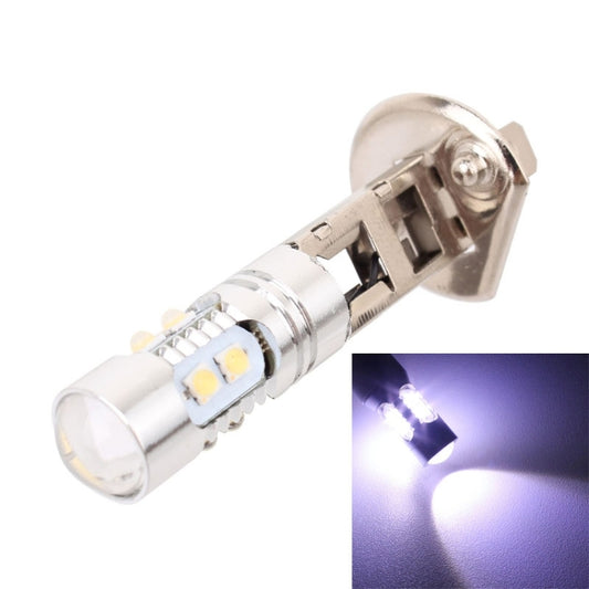 H1 50W 600LM 5500K  White Light 10 SMD-2828-LEDs Car Foglight , Constant Current , DC12-24V(White Light) - Fog / Driving Lights by buy2fix | Online Shopping UK | buy2fix