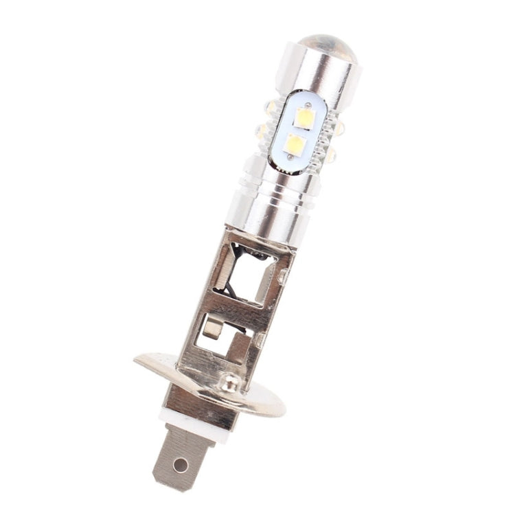 H1 50W 600LM 5500K  White Light 10 SMD-2828-LEDs Car Foglight , Constant Current , DC12-24V(White Light) - Fog / Driving Lights by buy2fix | Online Shopping UK | buy2fix