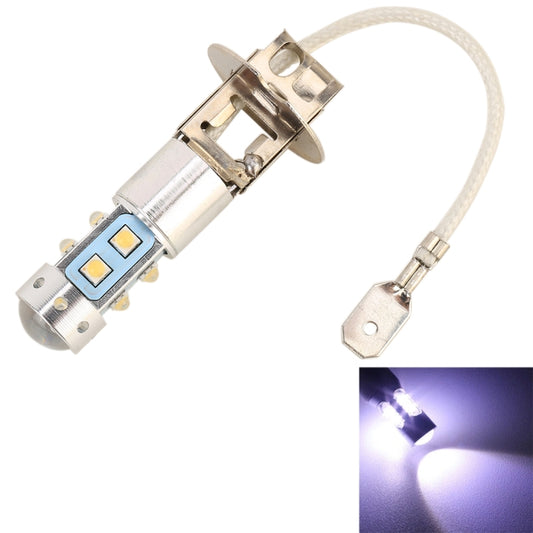 H3 50W 600LM 5500K  White Light 10 SMD-2828-LEDs Car Foglight , Constant Current , DC12-24V(White Light) - Fog / Driving Lights by buy2fix | Online Shopping UK | buy2fix